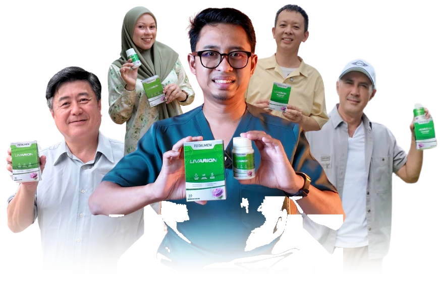 Pakar perubatan & ramai pengguna Totalmen Livarion